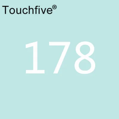 178 TOUCHFIVE дополнительный цвет двойная головка художественные маркеры Кисть ручка на спиртовой основе эскизные маркеры манга ручки для рисования товары для рукоделия - Цвет: 178