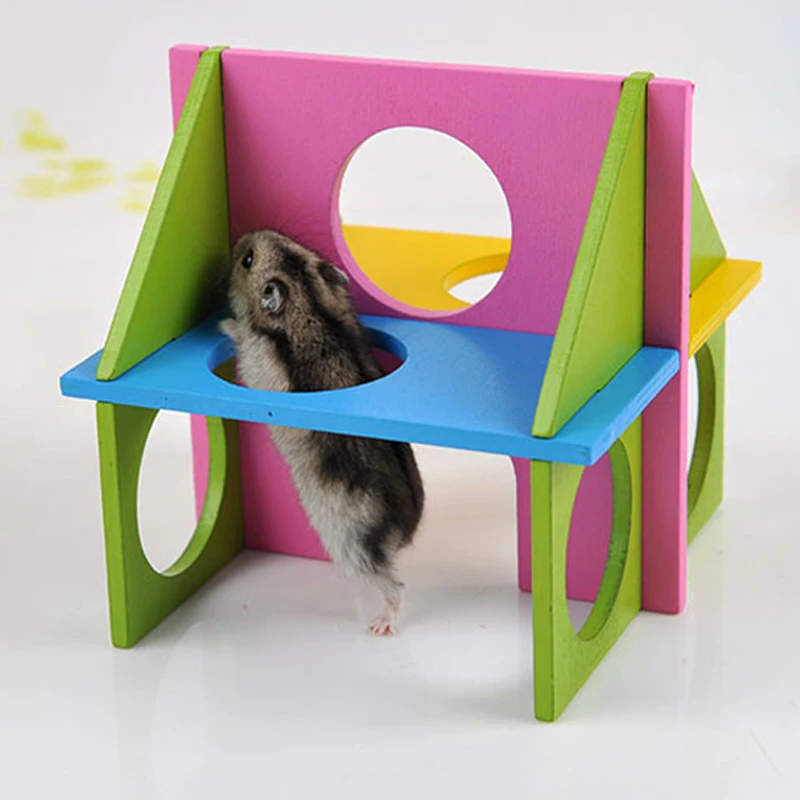 Здоровая Высококачественная сосна Радужный Цвет Забавный хомяк белка