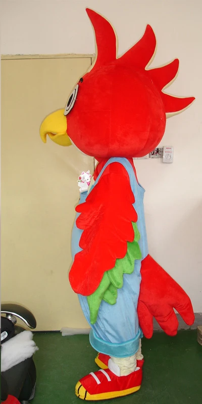 Red Turkey Mascot Costume Chicken Adult Size Advertisement Costumes Halloween Fancy DRESS Multiple Color Free Shipping | Тематическая