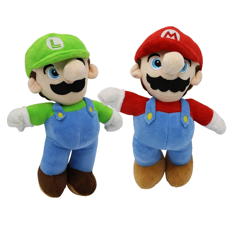 Бесплатная доставка 25 см милые Super Mario luigi Летающий Марио Луиджи ЗВЕЗДА Мягкий