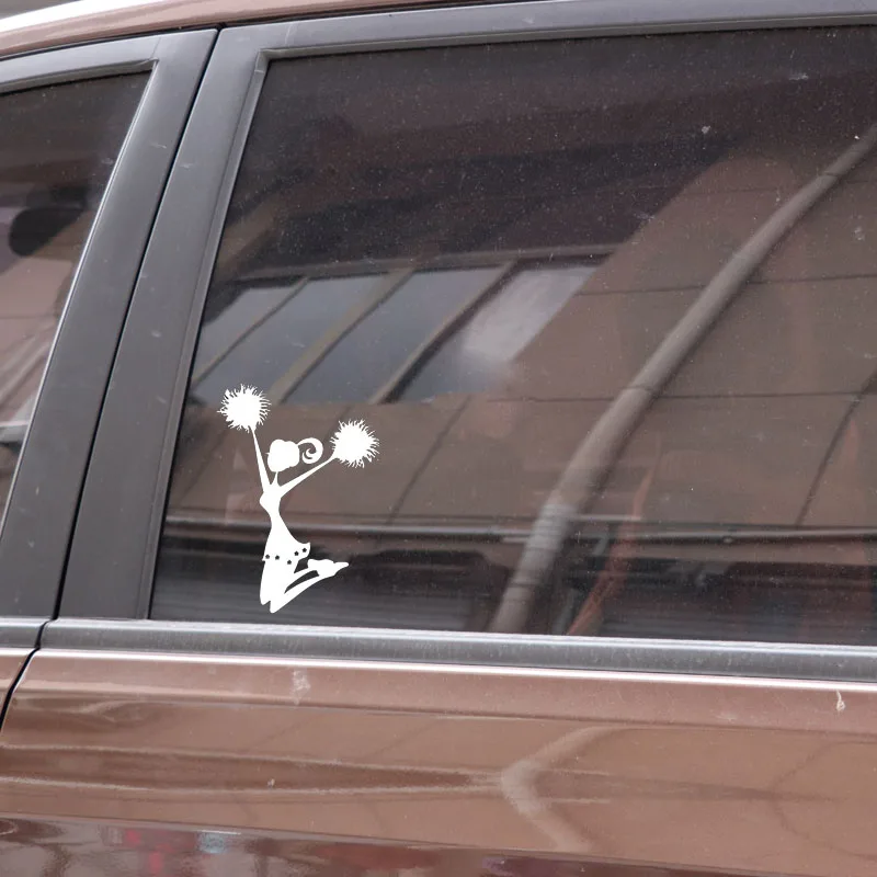 YJZT 9.8*13.8CM Funny One of the Sports Cheerleader Decor Car Sticker Vinyl Black/Silver C12-1414 | Автомобили и мотоциклы