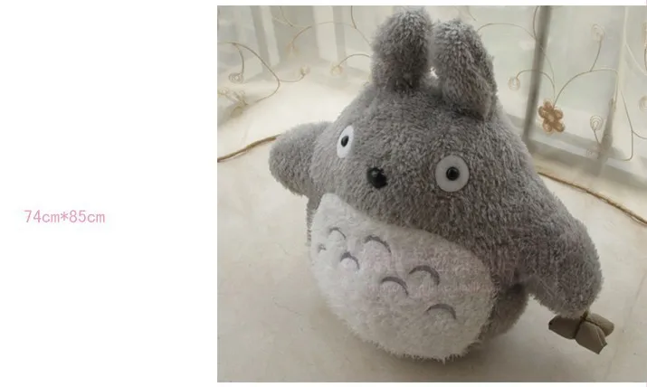 TOTORO Hayao Miyazaki 50cm My Neighbor Lovely chinchilla Plush large plush toy gift doll FREE SHIPPING | Игрушки и хобби