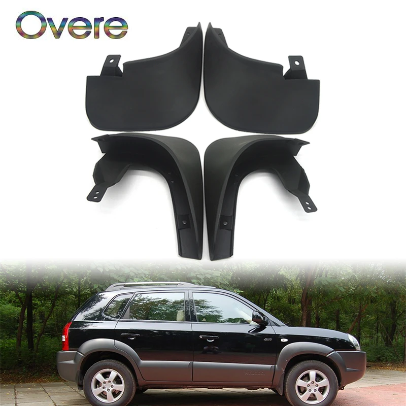

OVERE Car Front Rear Mudguards For 2005 2006 2007 2008 2009 Hyundai Tucson Car-styling Mudflap Accessories 1Set Splash Guard