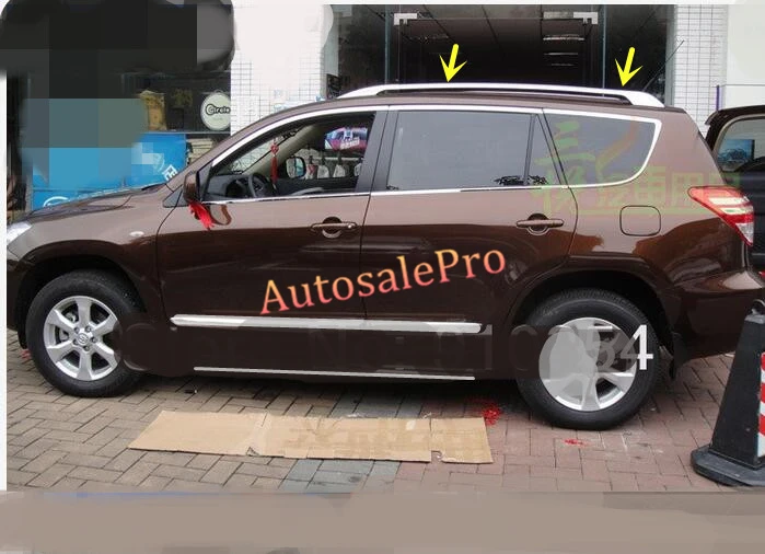 Верхняя кровельная рейка Северной Америки боковые рейки багажник для Toyota Rav4 2006 07