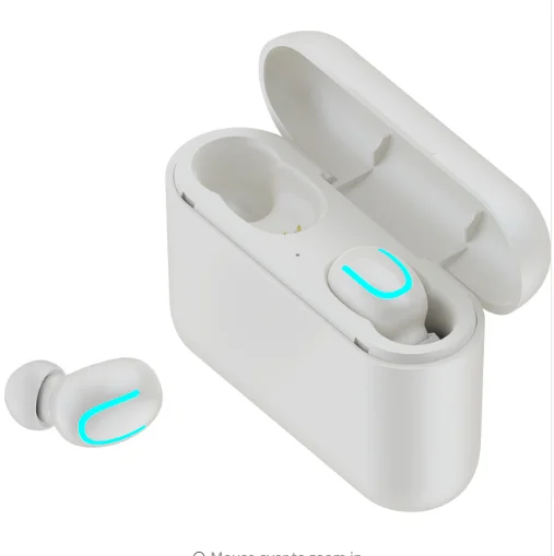 5,0, Bluetooth наушники Q32 tws, наушники с басами, Hi-Fi стерео наушники, водонепроницаемые, IPX5, вкладыши, беспроводные наушники для телефона - Цвет: HBQ-Q32 White