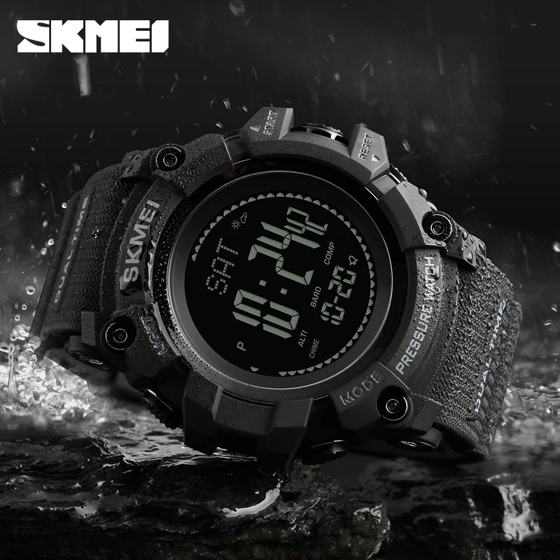 Новые мужские спортивные часы SKMEI брендовые уличные цифровые с высотомером