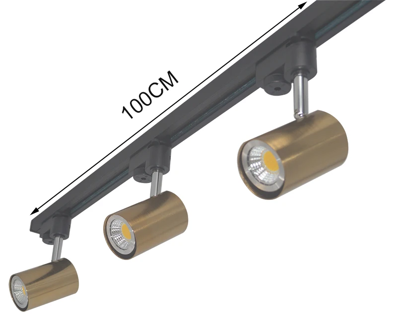 3 LAMP Современный светодиодный светильник GU10 рельсовый Точечный светильник s светодиодный светильник s отслеживающий светильник Точечный светильник s лампа для магазина Шоурум - Испускаемый цвет: 3 LAMP