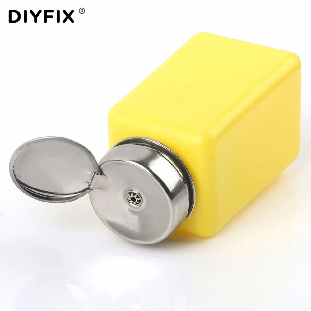 DIYFIX 180 мл Пустой насос диспенсер жидкий спиртовой Пресс бутылка полировка