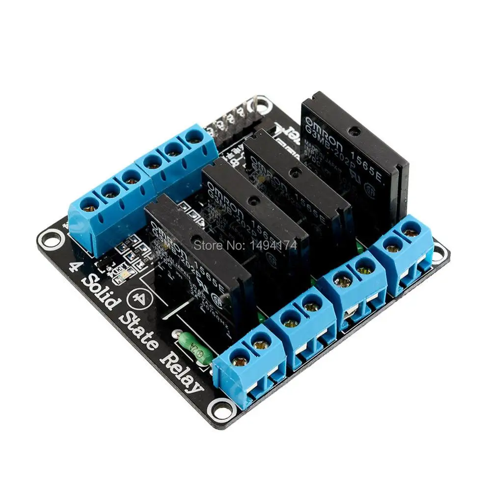 WQScosea Q8S 99 DC 5V 4 канальный высокоуровневый триггер сигнала SSD G3MB 202P твердотельный