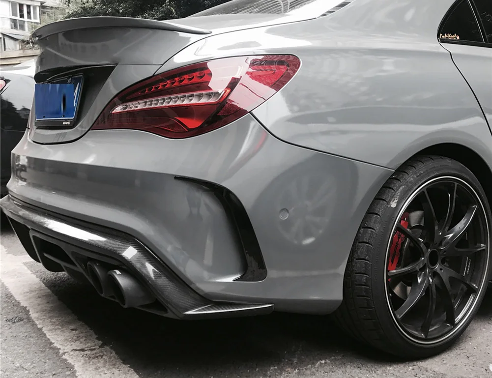 Для Mercedes Benz cla Class W117 C117 200 220 260 CLA45 AMG- заднего бампера, устанавливаемое на вентиляционное отверстие в салоне автомобиля накладка наклейки автомобильные аксессуары