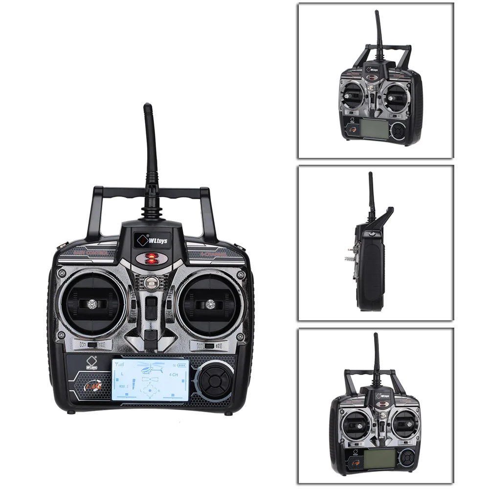 2,4 ГГц 4CH передатчика радиоуправляемой модели к компьютеру для Wltoys V911 V912 V913 V929 V939 V949 V959 RC вертолет часть