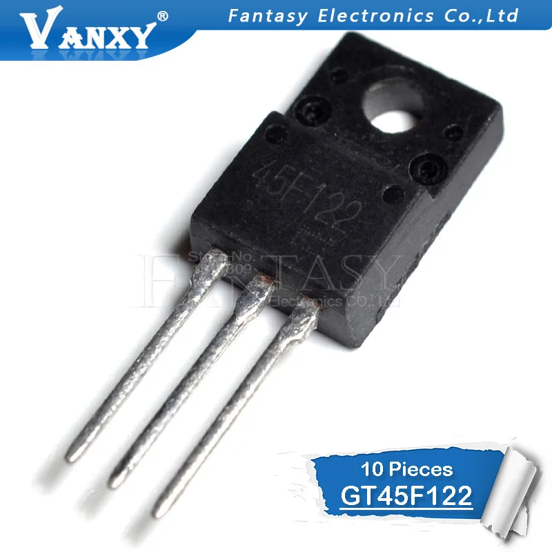 10 шт. GT45F122 TO-220F 45F122 TO-220 новый оригинальный | Электронные компоненты и