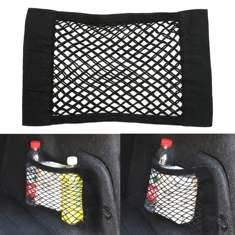 Car Trunk Luggage Holder Storage Mesh Net Bag Styling for fiat punto 500 bravo freemont stilo panda ducato linea accessories | Автомобили