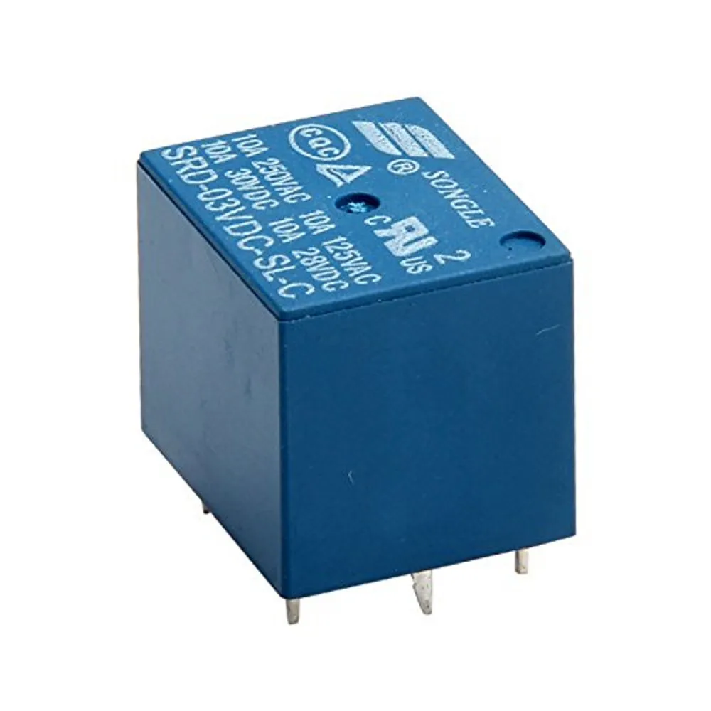 100 шт. SRD-03VDC-SL-C 3 В постоянного тока 10 А 250 переменного Реле мощности печатной платы
