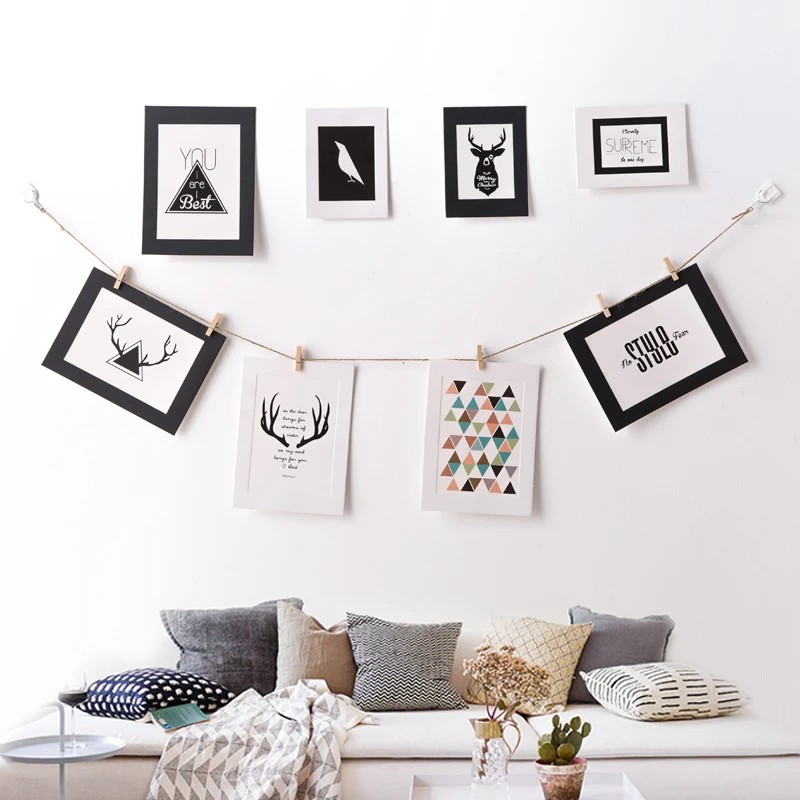 Жить с собственным Семья дома Бумага Капа-citor стены фото 7 дюймов принести клип