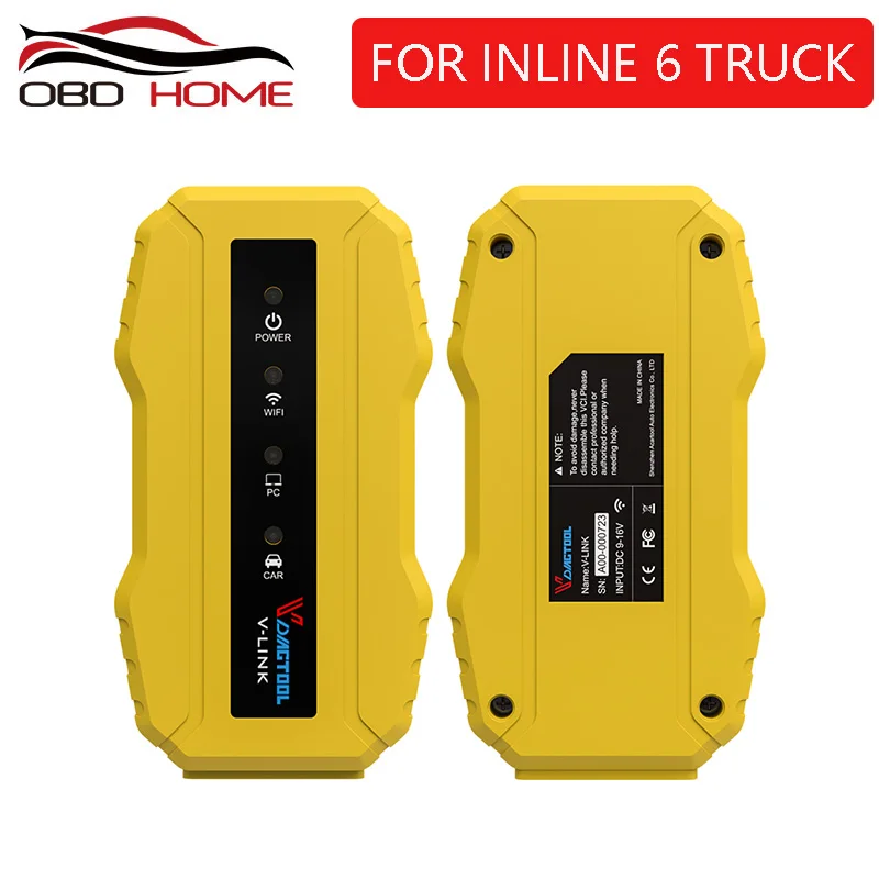 

Диагностические инструменты OBD2 для Cummins Inline 6 с Wi-Fi/USB, сканер для тяжелых грузовиков, адаптер для автомобильной связи