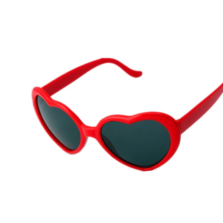 Очки солнцезащитные Детские в форме сердца UV400 N682|heart shaped glasses|oculos dede sol |
