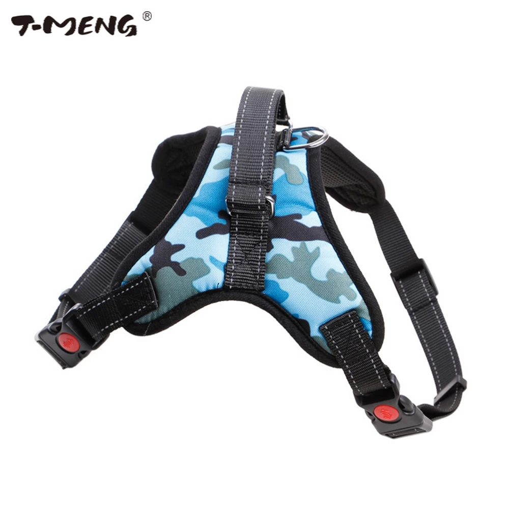 Женский жилет портупея для средних и больших собак светоотражающая камуфляжная