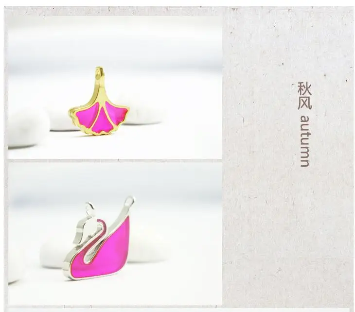 Оправа для кошек бабочек кроликов клоунов цветков вишни подвеска под золото