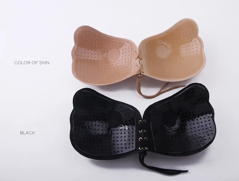 Новинка женский бюстгальтер пуш ап на груди с невидимой клейкой вставкой без