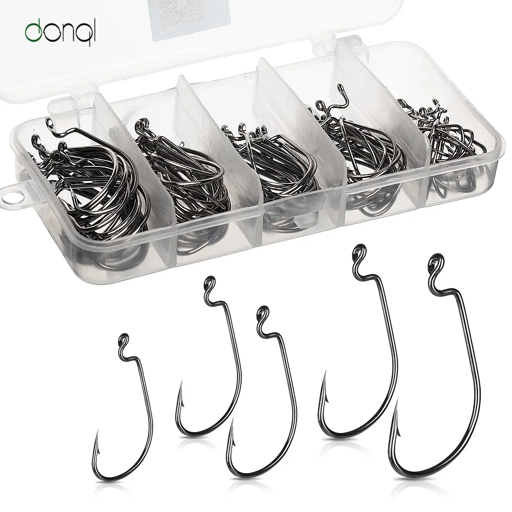 

50/100 шт., рыболовные крючки из высокоуглеродистой стали