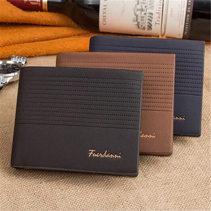 2019 мужской кожаный брендовый Роскошный кошелек корейская мода минималистичные