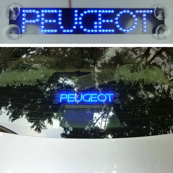 Универсальные светодиодные лампы третьего тормоза автомобильные фары для Peugeot