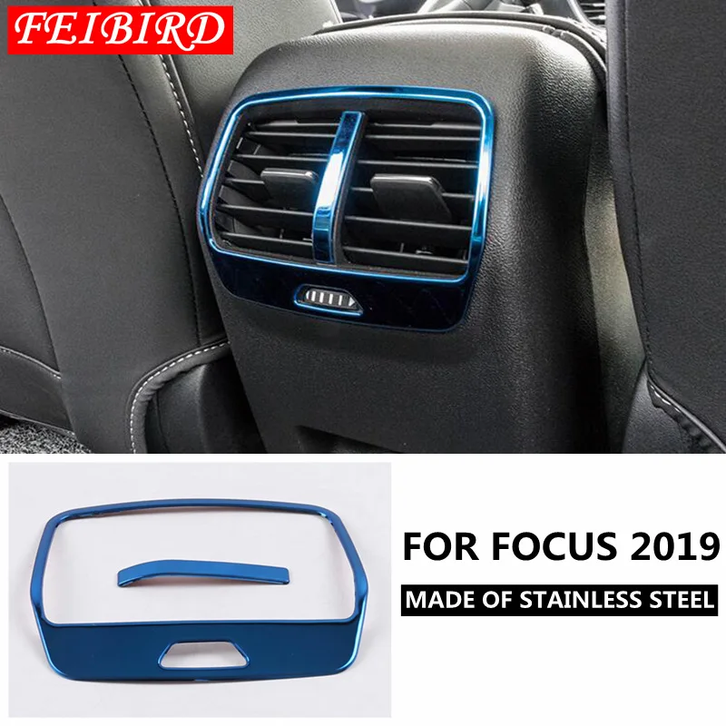 PART NO.8 Синий титановый стиль молдинги для Ford Focus подлокотник на внутреннюю сторону двери Кнопка Подъема Окна крышка отделка - Название цвета: PART NO.8