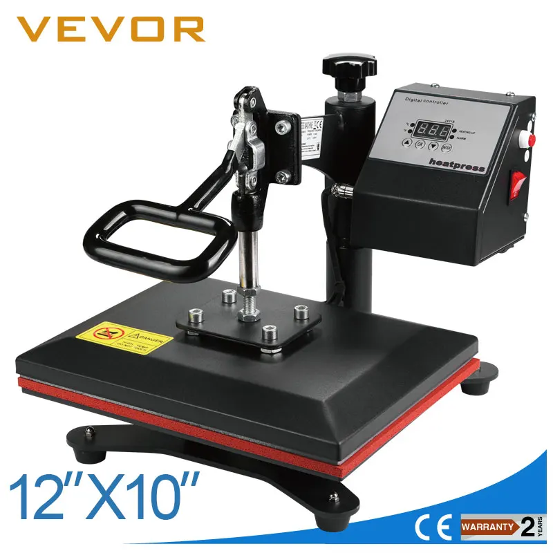 Машина для печати обуви VEVOR и футболки 12 &quotX10&quot термопресс мини-подушка горячий