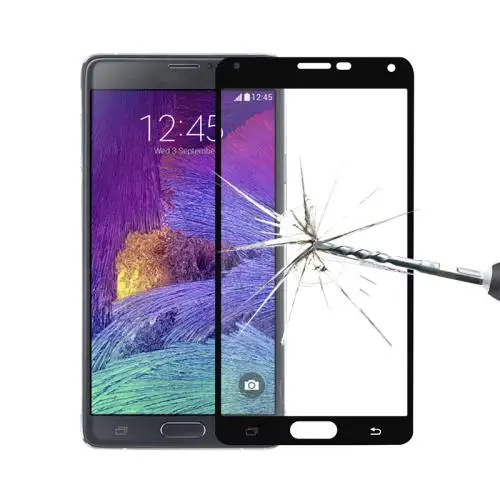 Для N910 0 3 мм 2.5D взрывозащищенное цветное закаленное стекло шелковая