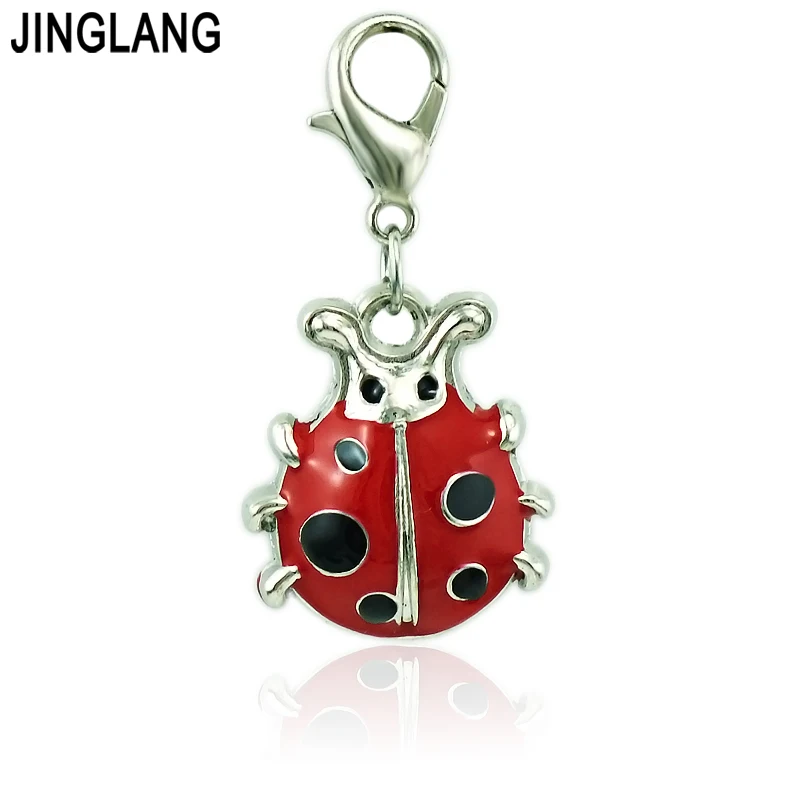 JINGLANG микс распродажа подвеска красная рыба Краб Животное Лобстер застежка