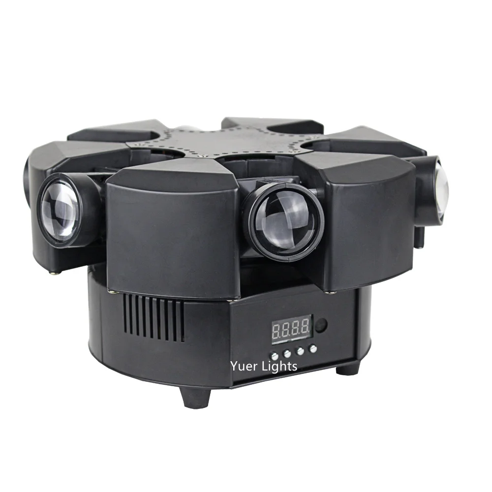 8Pcs Smart Beam 6X10W RGBW 4IN1 LED Moving Head Lights DMX 17/38 Channels Professional Stage Light Dj Shows Equipments | Лампы и