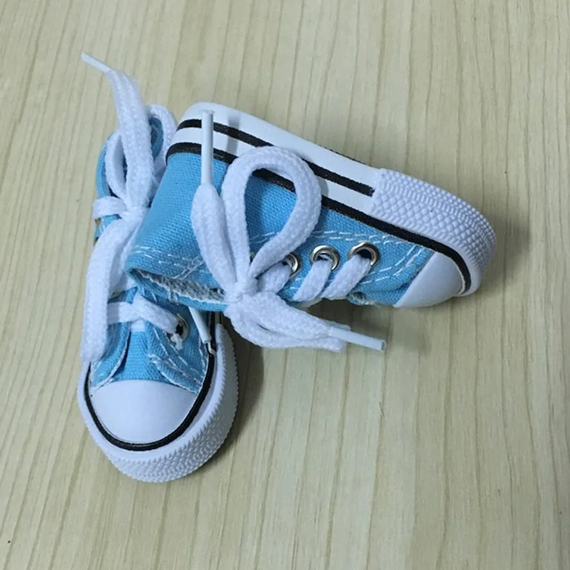 Одна пара парусиновых туфель 1/3 7 5 см для шарнирной куклы модная мини игрушечная