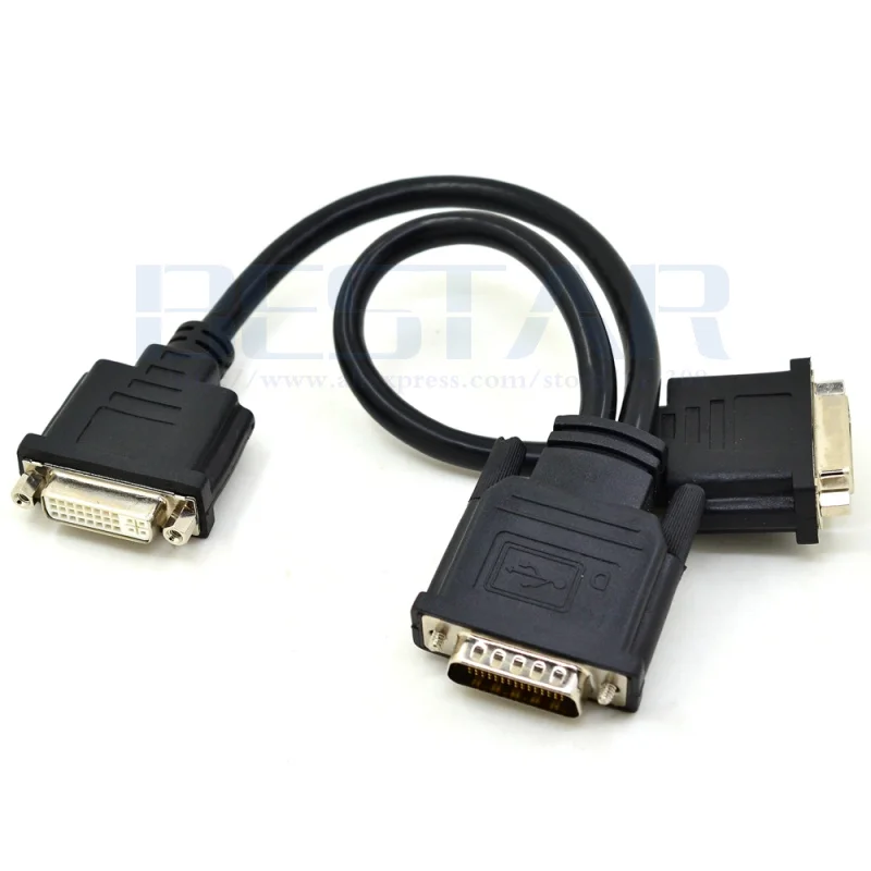 Кабель DMS59 двойной DVI I 8in DMS 59 to 2x Y кабель разветвитель фотокабель 59|Компьютерные