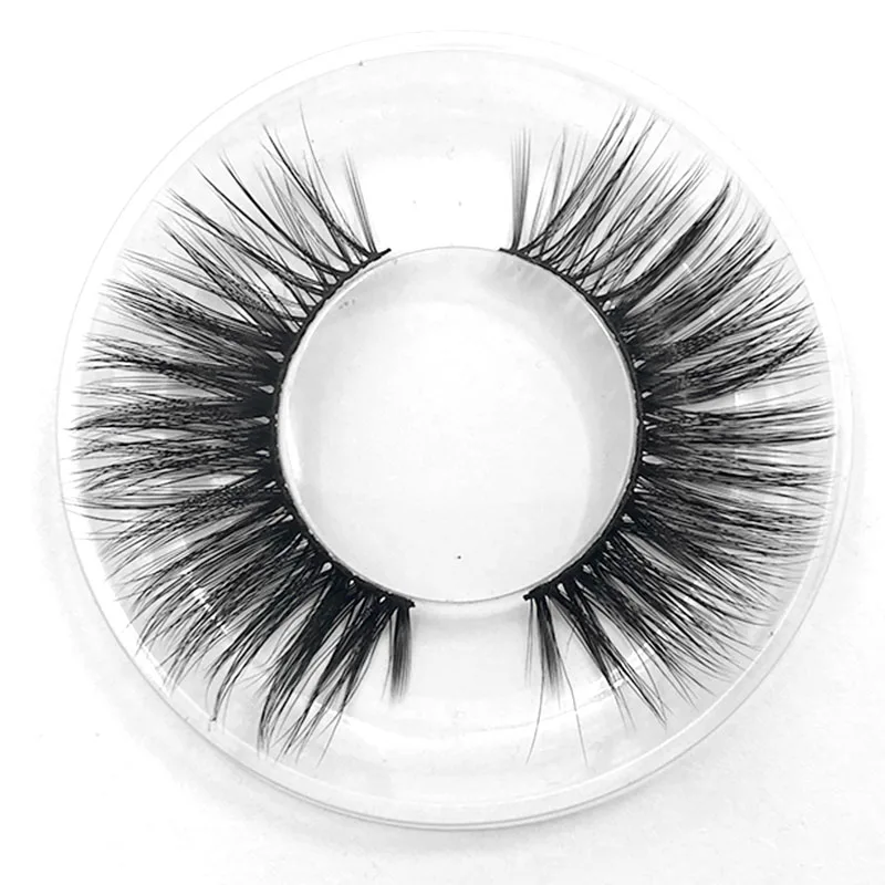 Iflovedekd перекрещивающиеся Накладные ресницы ручной работы удлиненные 3D полосы