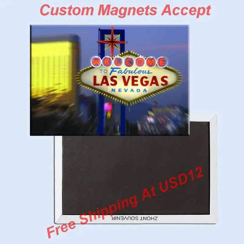 

Туристические магниты из США, запоминаемость, сигнал Лас-Вегаса, металлический магнит на холодильник 5427, Туристический Сувенирный пейзаж
