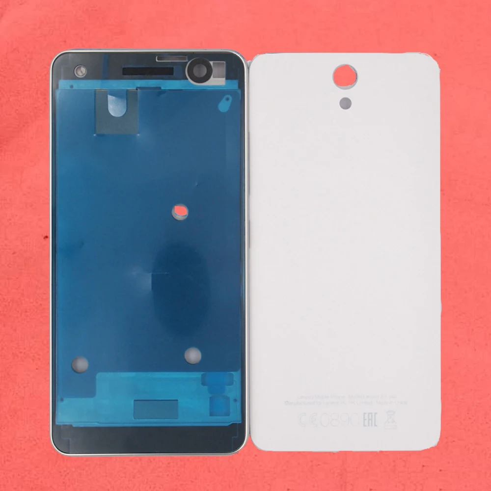Корпус для Lenovo VIBE S1La40 передняя рама пластиковая задняя дверь аккумулятор без