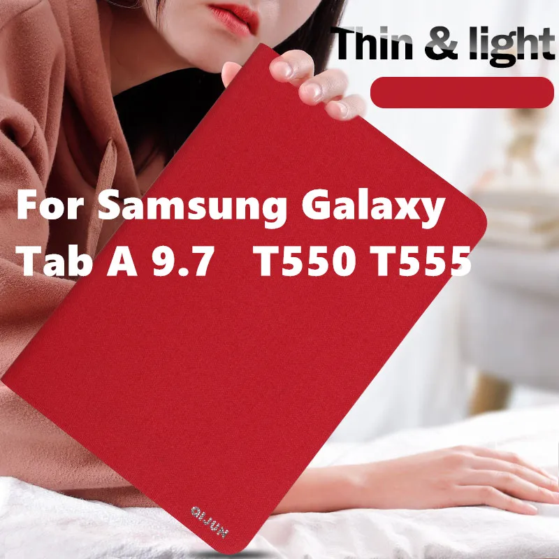 Чехол подставка для Samsung Galaxy Tab A 9 7 T550 T555|Чехлы планшетов и электронных книг| |
