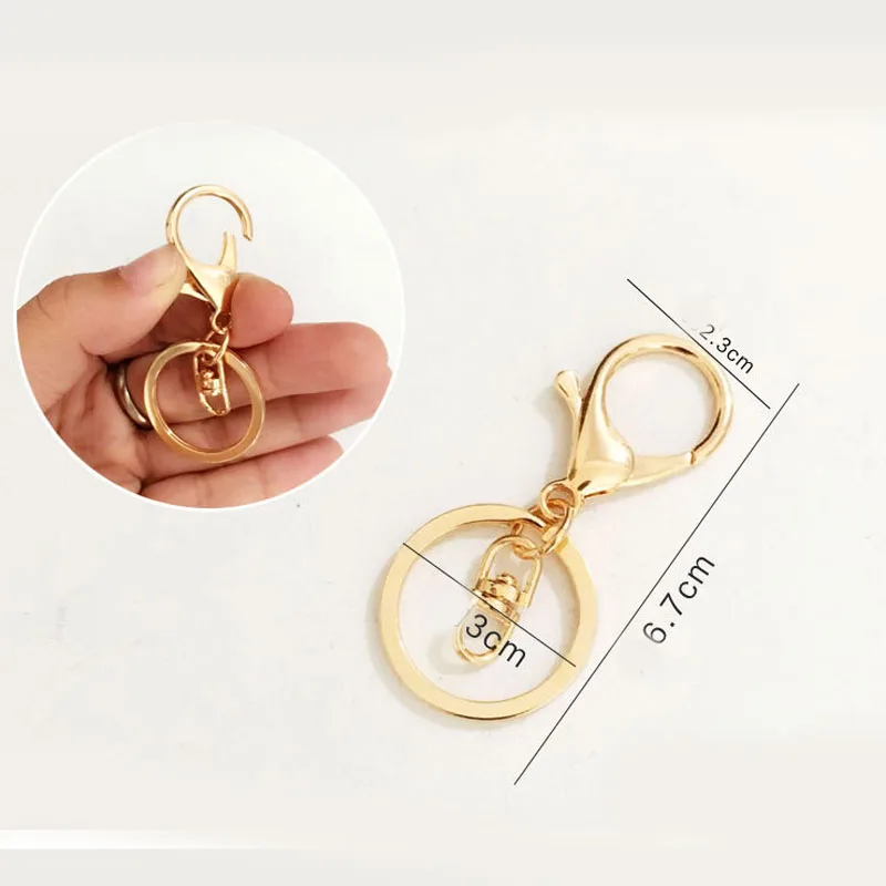10 шт. позолоченный или посеребренный брелок Mujer chaviro Diy пустой шар Брелки Аксессуары для ключей Creativo Portachiavi EH774