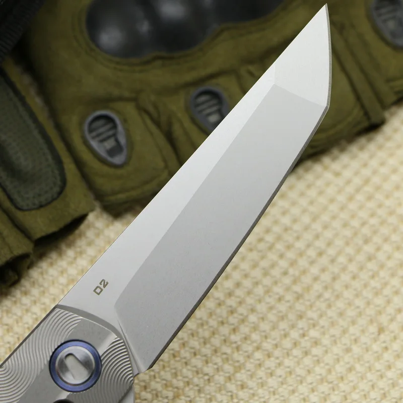 Складной нож TIGEND RUS RFT MRBS D2 лезвие с титановой ручкой тактические охотничьи ножи