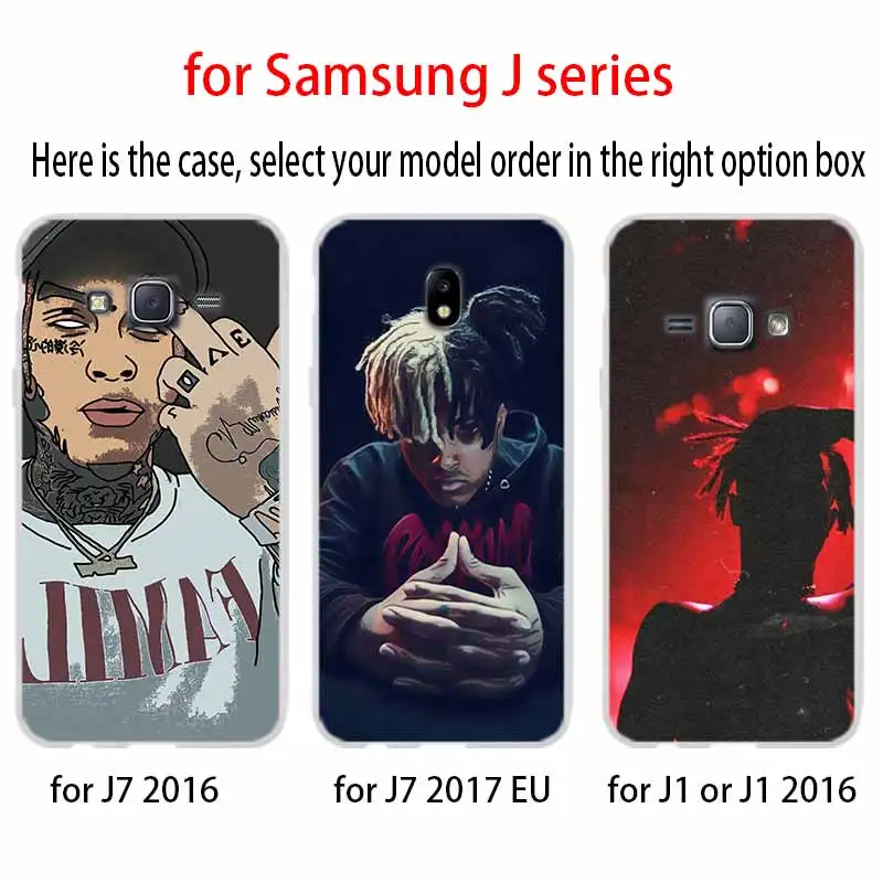 Чехол для телефона Samsung Galaxy J6 J4 Plus J8 J3 J7 2018 J5 j7 2017 2016 j6 Prime RAP MCing XXXTentacion | Мобильные