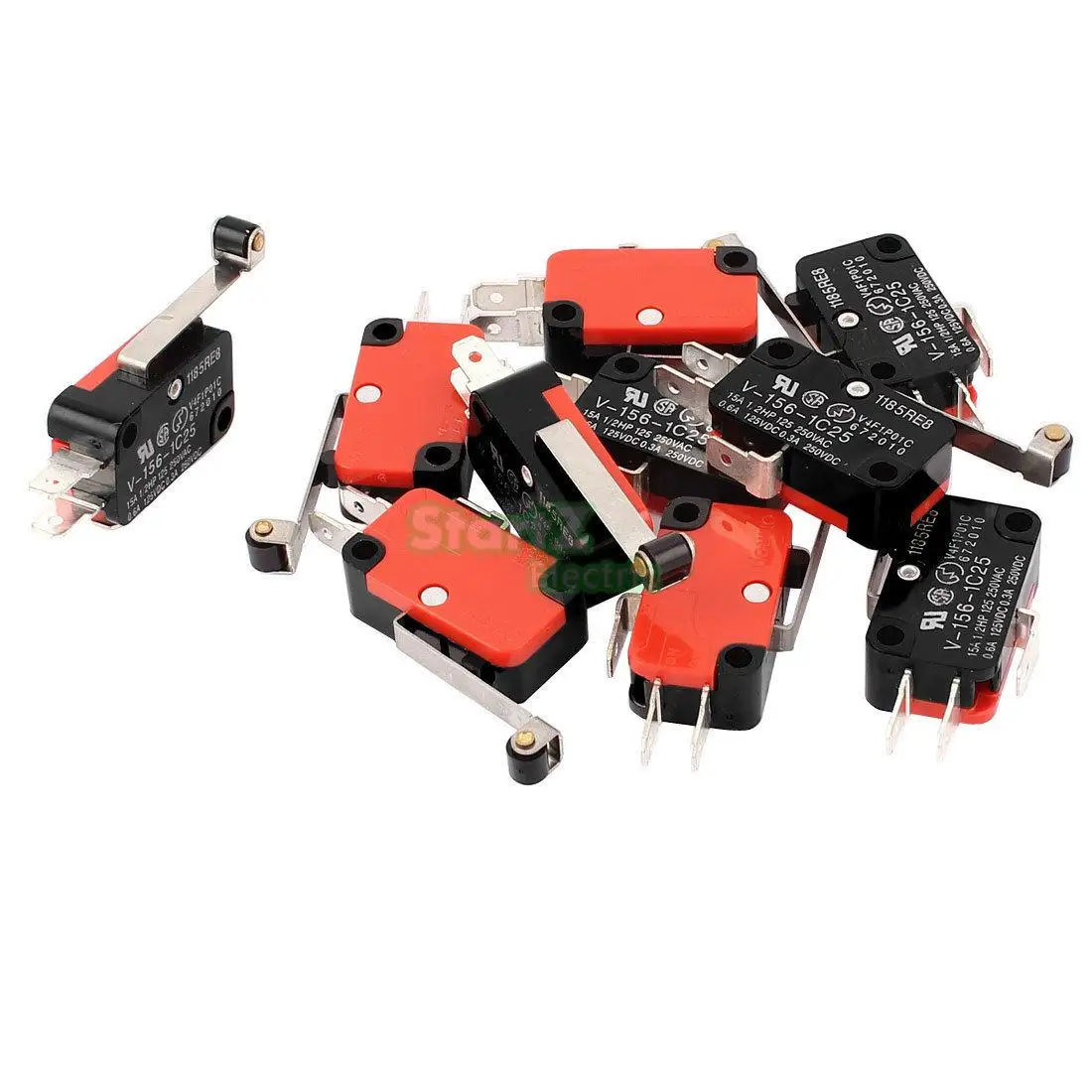 10 шт. роликовый рычаг SPDT NO/NC мгновенные микро переключатели V 156 1C25|switch 10|switch spdtswitch