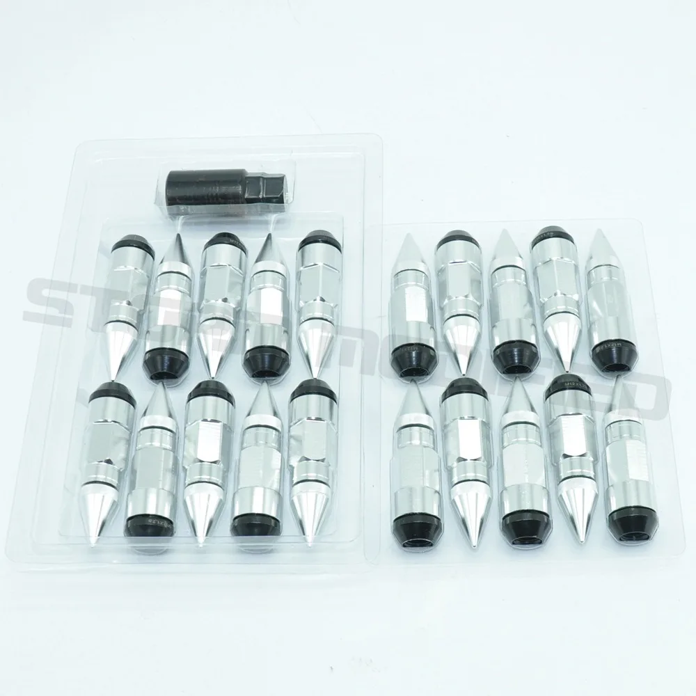SuTong 20 шт. набор M12X1.5 и M12X1.25 Расширенный алюминиевый Железный тюнер 82 мм гайки