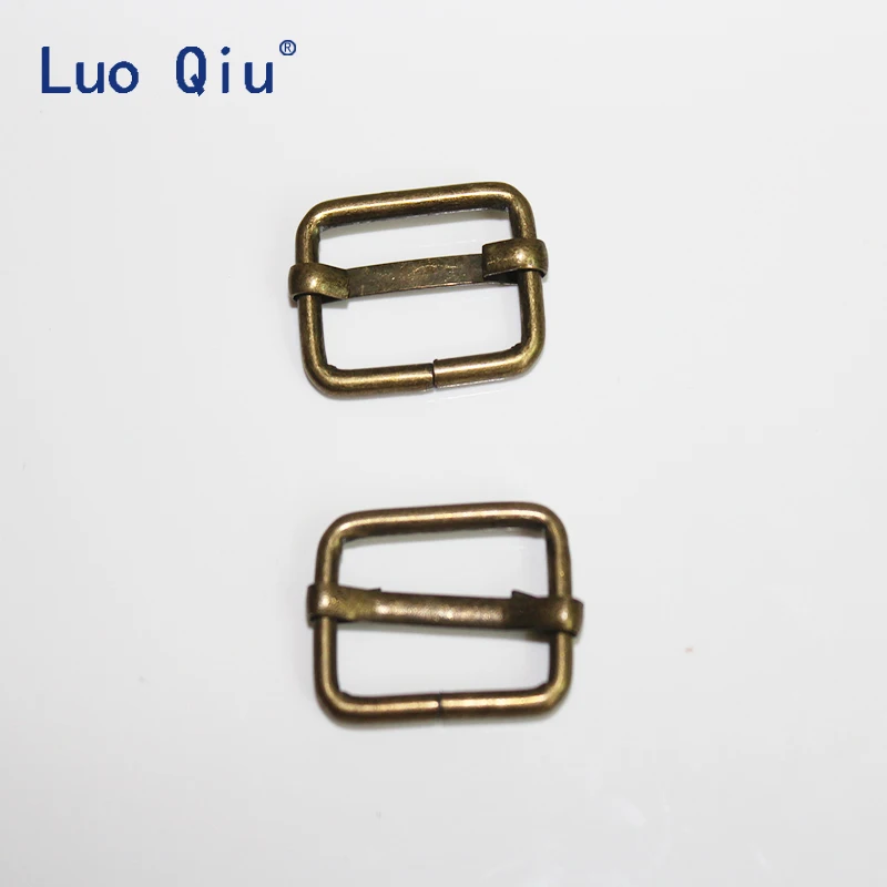 Luo Qiu 500 шт./лот 20 мм бронзовая Регулируемая лямка Пряжка для подтяжек пряжки ремня
