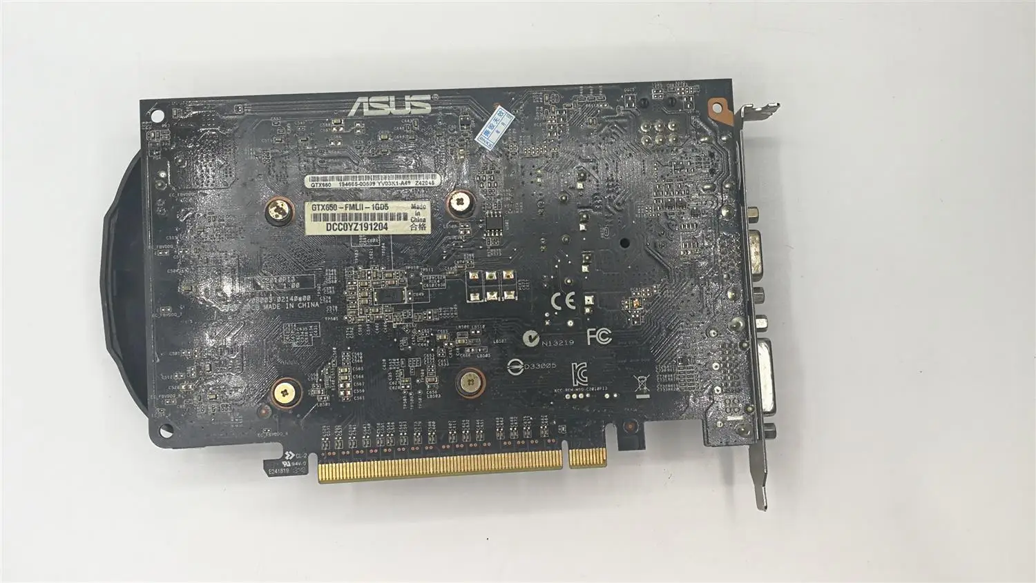 Б/у 2 шт./лот Видеокарта ASUS GTX 650 GPU 1 ГБ GDDR5 бит VGA-карта для игровых ПК nVIDIA мощнее чем