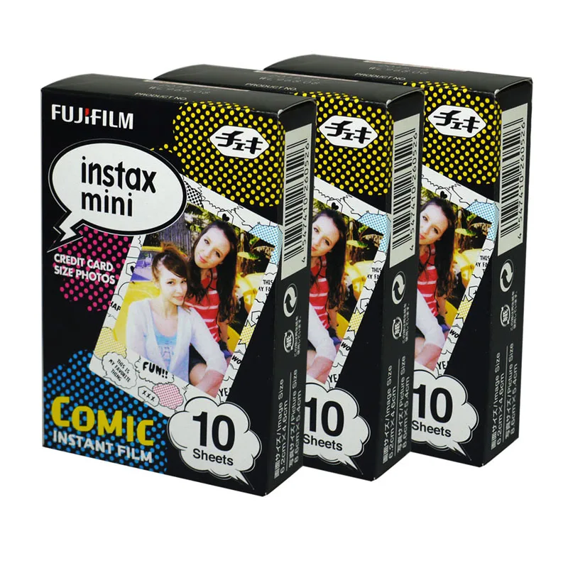 Fujifilm Instax Mini Comic Instant 30 пленка для Fuji 7s 8 25 50s 70 90 & Share SP 1 2|instax mini|fujifilm instax minifujifilm |