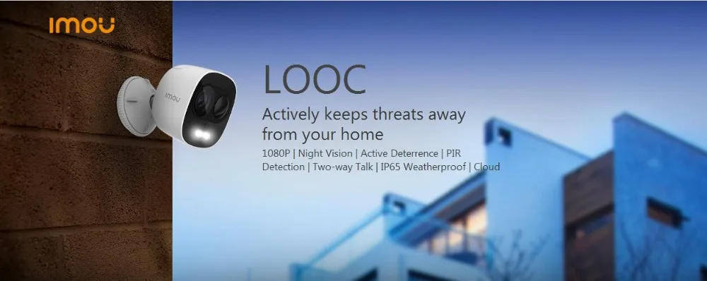 Беспроводная ip-камера Dahua HD1080P P2P со встроенным микрофоном и прожектором, WiFi камера с разъемом для sd-карты 128G, защищенная от атмосферных воздействий