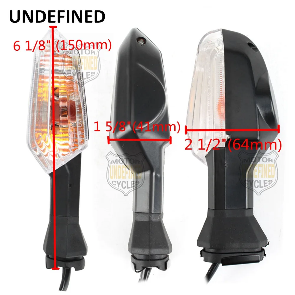 1 Pair Motorcycle Turn Signal Lights Blinker Indicator Lamp For Kawasaki Ninja Z250 Z800 ZX-6R NINJA 300 2013-2015 |