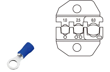 Saipwell наконечник Кримпер диапазоны 0.5-6mm2/22-10 AWG для электрических конец