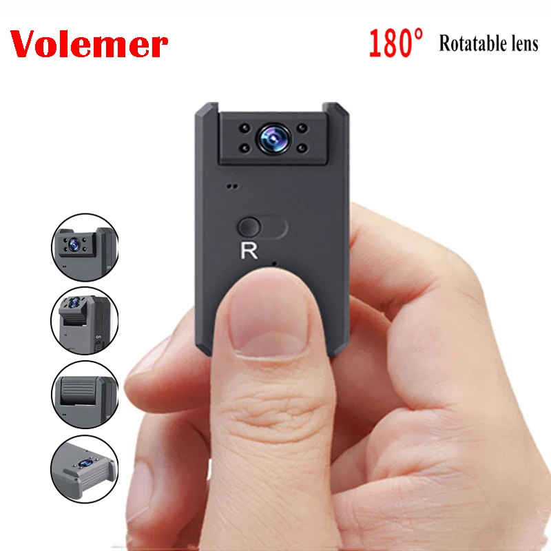 Volemer MD90 микро камеры Wi Fi 4 K HD видеокамера Ночное видение мини DVR велосипед P2P IP